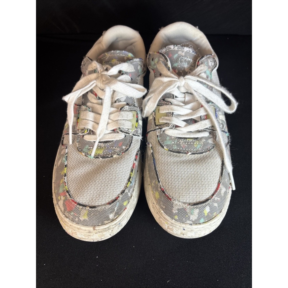 Lacoste Sneakers Shoes L001 Eco 123 9 SMA Gray Multicolor Men, Size 8‎ - Picture 3 of 7